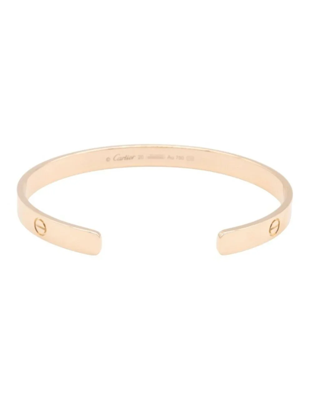 Cartier Open Love Bracelet 18 18k Pink Gold